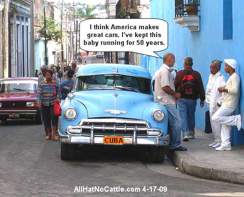 Doesn't Cuba have oil? Just askin'.